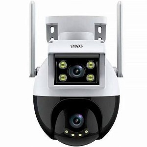 Câmera IP Sate A-CAM008D 4MP com Wifi e 2 Câmaras Icsee