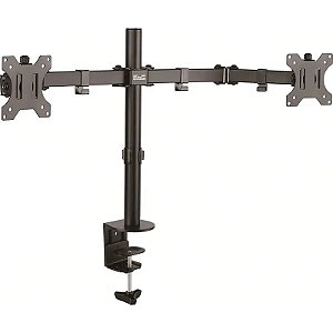 Suporte Duplo Para Monitor Klip Xtreme Kpm-310 - 13 A 32, 8Kg, Preto