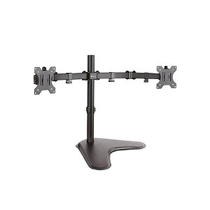 Suporte Duplo para Monitor Klip KPM-311 de Mesa - 8kg, 13/32 Polegadas