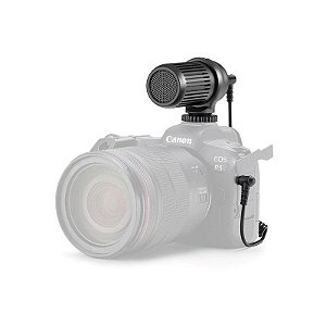 Microfone Ulanzi Nova Mic F01001 para Câmera - Preto Profissional