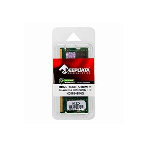 Memória RAM Keepdata 16GB DDR5 5600MT/s para Notebook - KD56S46/16G