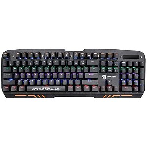 Teclado Gamer Elg Shooter Tgms Mecânico Switches Cherry Azul Anti Ghosting Portu