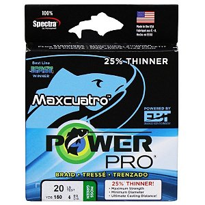 Linha Mult.Power Pro Max Quatro 20LB 150 M Musgo Verde