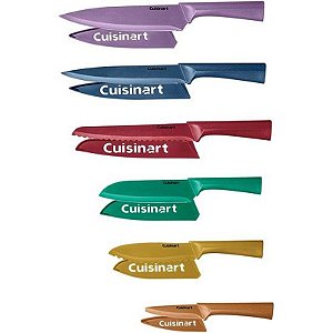 Jogo De Facas Cuisinart Colorido 12 Peças C55 12Pmc