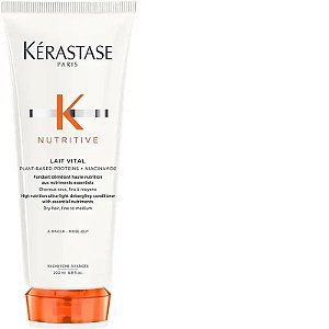 Condicionador Nutritivo Kérastase Lait Vital 200Ml Para Cabelos Secos E Sensibilizados