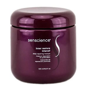 Máscara Intensiva De Restauração Para Cabelos Senscience Inner Restore 500 Ml