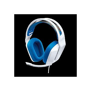 Headset Gamer Logitech G335 - Branco, Áudio Imersivo e Conforto Superior