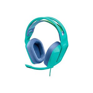Fone de Ouvido Gamer Logitech G335 PC - Cor Verde Menta