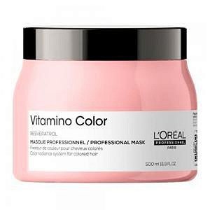 Máscara de Tratamento Loreal Vitamino Color 500ML para Cabelos Coloridos