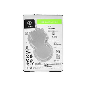 HD Seagate 1TB Barracuda 2.5 SATA 3 - 7200RPM - ST1000LM049 para Notebook