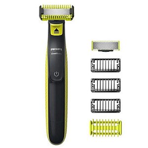 Aparador Elétrico Philips OneBlade QP2824/10 - Rechargeable - Preto e Verde