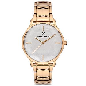 Relógio Feminino Daniel Klein DK.1.12555-2 Luxo em Ouro Premium