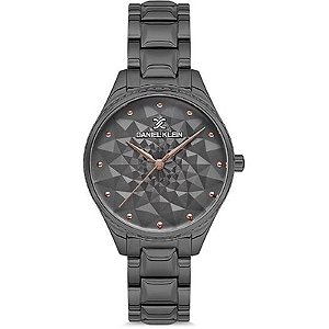 Relógio Daniel Klein DK.1.12684-5 Feminino Premium Preto para Mulheres