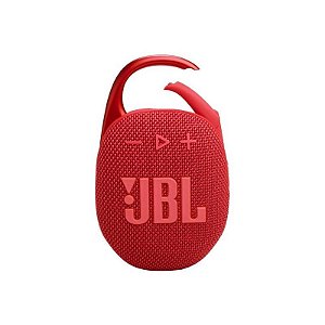 Caixa de Som Portátil JBL Clip 5 - Vermelha