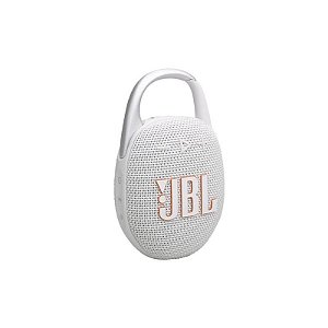Caixa de Som JBL CLIP5 Bluetooth Portátil com Conexão USB-C - Branca