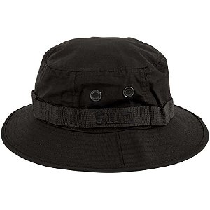 Chapéu Tático Boonie 5.11 Modelo 89422-019 Em Preto