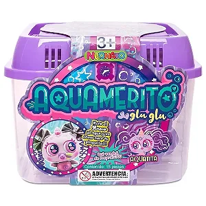 Kit de Brinquedo Aquamerito Aquatita Distroyer Neonate Roxo - 15 Peças