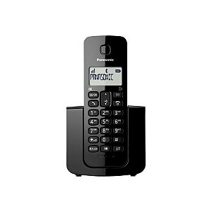 Telefone Sem Fio Panasonic KX-TGB110 com Identificador de Chamadas - Preto