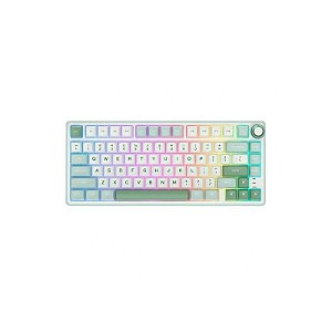 Teclado Mecânico Royal R75 RGB com Switch Blue e Iluminação SKY Cyan