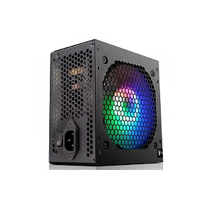 Fonte Aigo Warrior 1000W AK1000 RGB com PFC Ativo - 220V