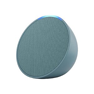 Alto-Falante Inteligente Amazon Echo Pop C2H4R9 Com Conectividade Wi-Fi E Bluetooth - Teal Da Meia-Noite