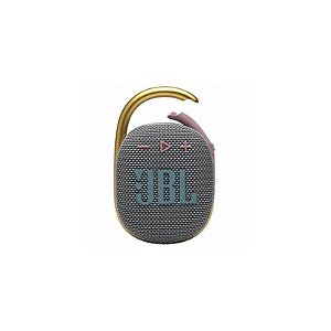 Caixa De Som Jbl Clip 4 Bluetooth À Prova Dágua - Cinza