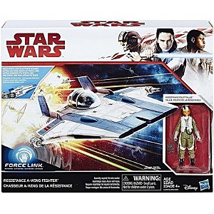 Nave Star Wars Hasbro Force Resistance Awing Fighter - Brinquedo C1249 E8