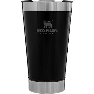 Copo Térmico Stanley Beer Pint 473mL - Preto - Ideal para Cervejas e Bebidas Frias