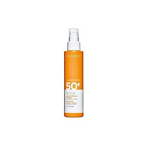 Loção Protetora Solar Clarins FPS 50 para Pele Sensível