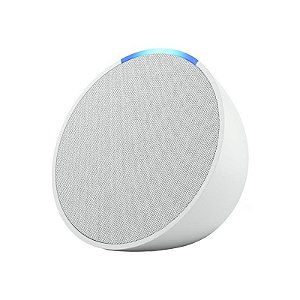 Caixa de Som Inteligente Amazon Echo Pop C2H4R9 com Wi-Fi e Bluetooth - Branco Glacial