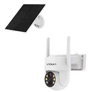 Câmera IP Sate A-CAM007S 4MP Solar com Conexão Icsee