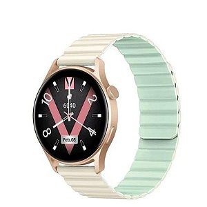 Relógio Inteligente Kieslect Lady Lora 2 1.3 - Bluetooth/IP68 - Dourado