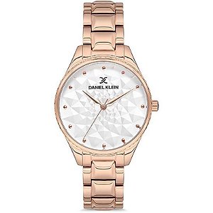 Relógio Feminino Daniel Klein Premium Ouro Rosa DK.1.12684-3