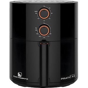 Fritadeira Elétrica Electrobras Ebaf-43-B 1500W 4,3L - Preta 110V Para Frituras Crocantes