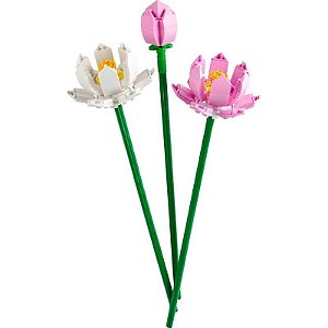 Conjunto de Flores de Lótus em Lego - 220 Peças - Código 40647