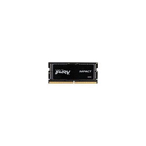 Módulo de Memória DDR5 16GB 4800MHz Kingston Fury Impact BK KF54