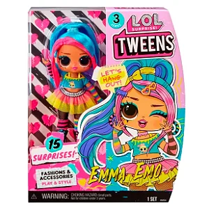 Boneca Emma Emo L.O.L Surpresa Tweens