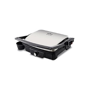 Chapa Elétrica Grill 1400W - Inox 180 - 127V - Cor Prata