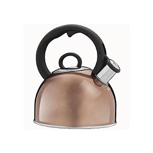 Chaleira Elegante De Aço Inox 2L - Cobre Ctk-S17Mcp