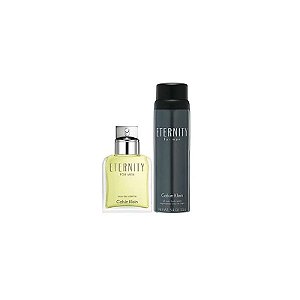 Kit CK Eternity Eau de Toilette Masculino 100ML - 2 Peças