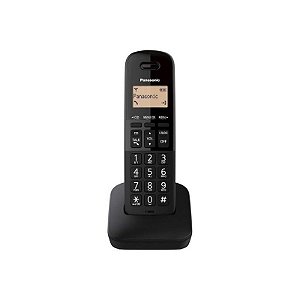 Telefone Sem Fio Panasonic KX-TGB310LAB - Preto - Base Única 110V