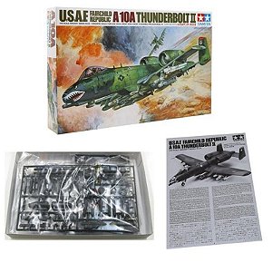 Modelo Plástico Tamiya 1:48 A-10 Thunderbolt II - Kit de Montagem 61028