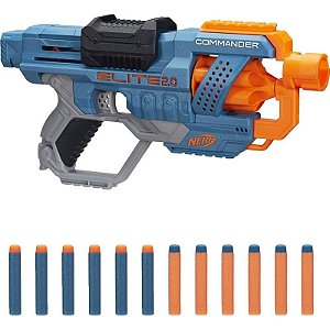 Lançador Nerf Elite 2.0 Commander RD-6 - Hasbro E9486