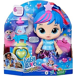 Boneca Bebê Alive Star Besties Hasbro F7359 F6967