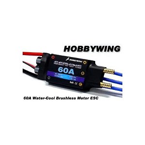Controle de Velocidade Eletrônico para Barcos Seaking 60A ESC B60