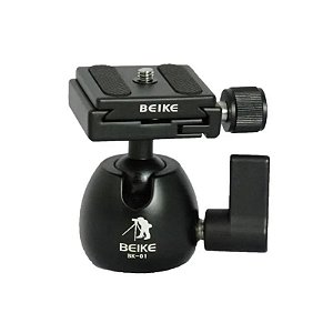 Tripé Profissional Wondlan Beike Cabeça P 01 02 03 4