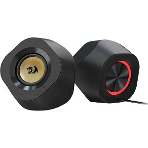 Caixa de Som Redragon GS590 Kaidas - Preto e Vermelho com Qualidade de Áudio Superior