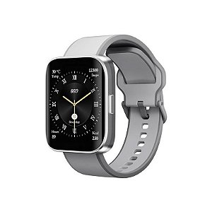 Smartwatch QCY Urban GS WA24S9A com GPS e Bluetooth - Prata e Cinza