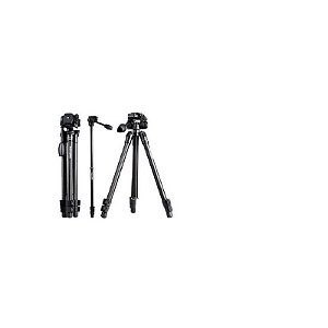 Tripe Compacto QZSD Q109 com Monope para Viagens e Aventuras