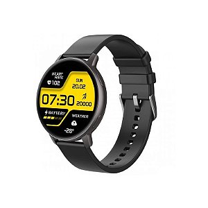 Relógio Inteligente Foxbox Quark Neon 3.0 com Tela de 1,43 e Bluetooth - Preto